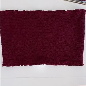 Victoria Secret Maroon Tube Top